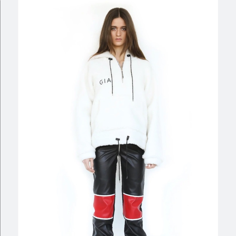 I AM GIA Fuzzy Quarter Zip Hoodie